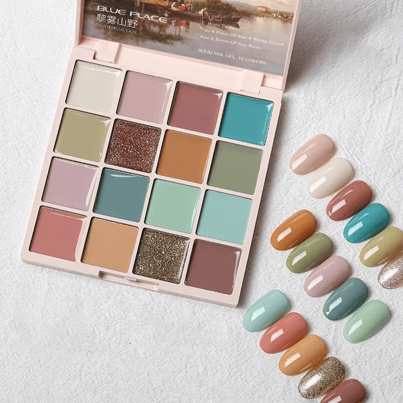 Solid Gel Polish - 16 Colors - Global NailSala