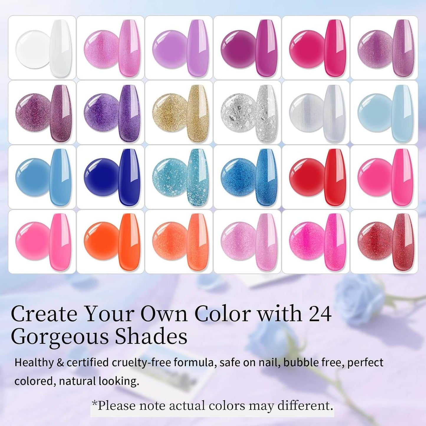 Solid Gel Polish 24 Colors NailSala