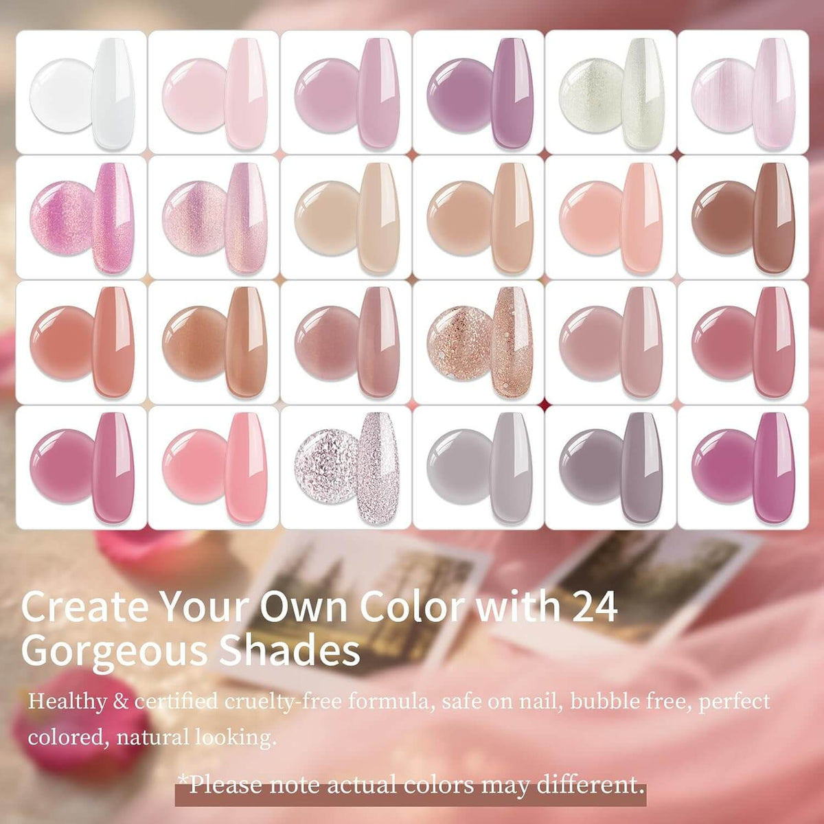 Solid Gel Polish 24 Colors NailSala