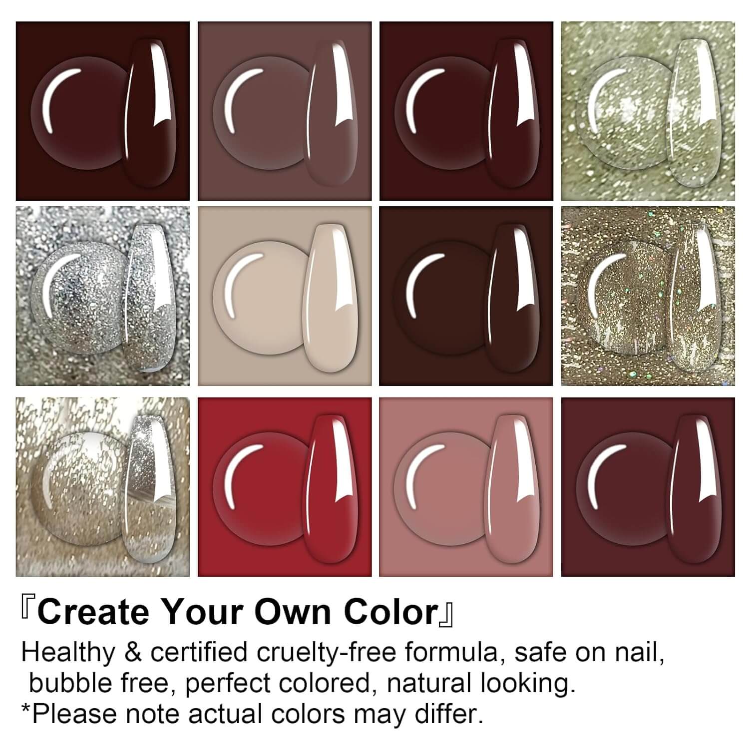 Ombre Gel Palette - 9 Colors NailSala