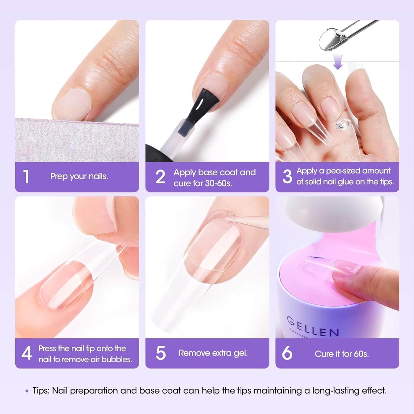 Solid Nail Glue Gel 🇺🇸 Power Bond 🔥