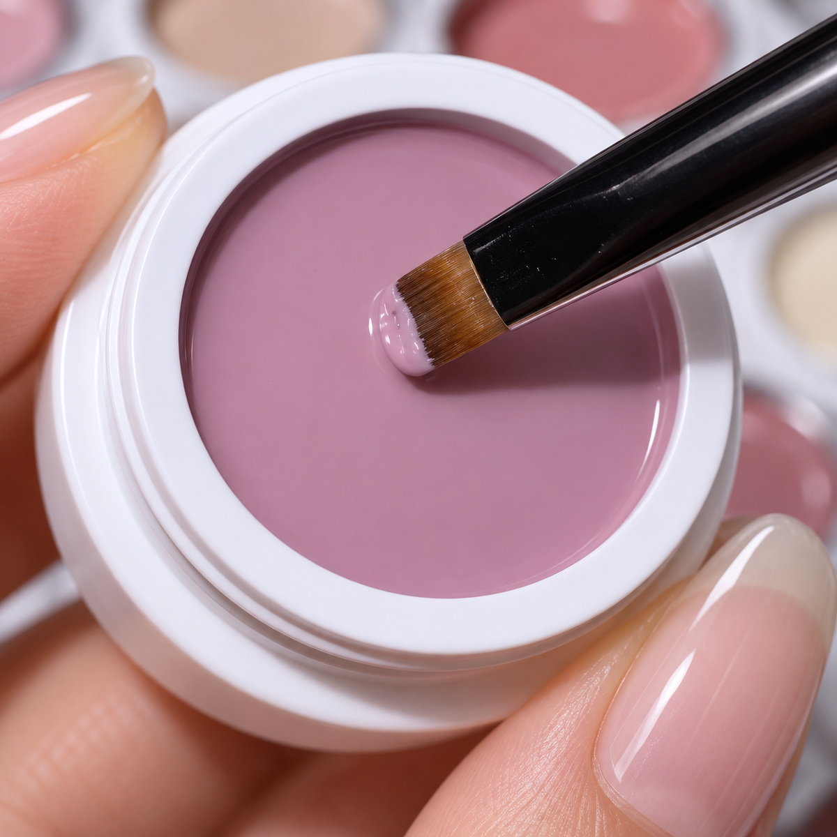 Solid Gel Texture Close-up