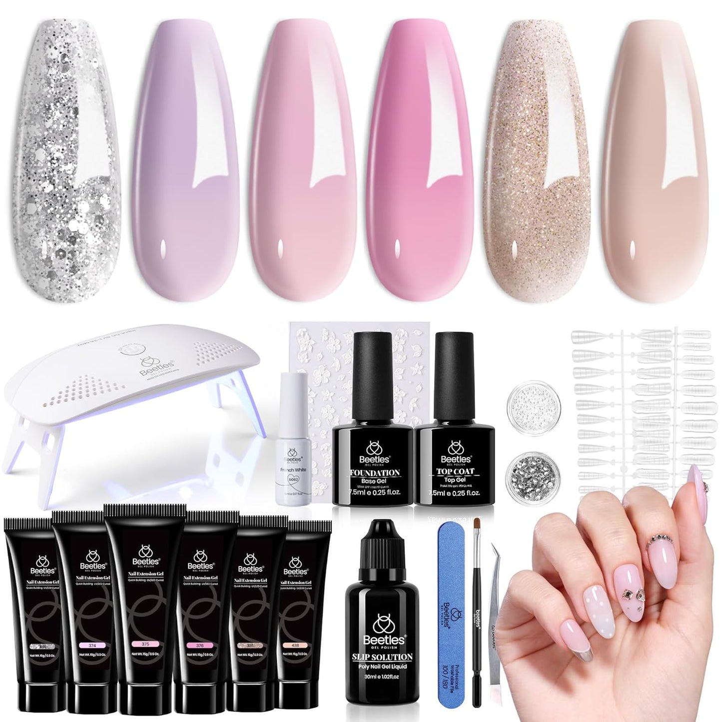 Poly Gel Nail Extension Kit - Winter Collection - NailSala