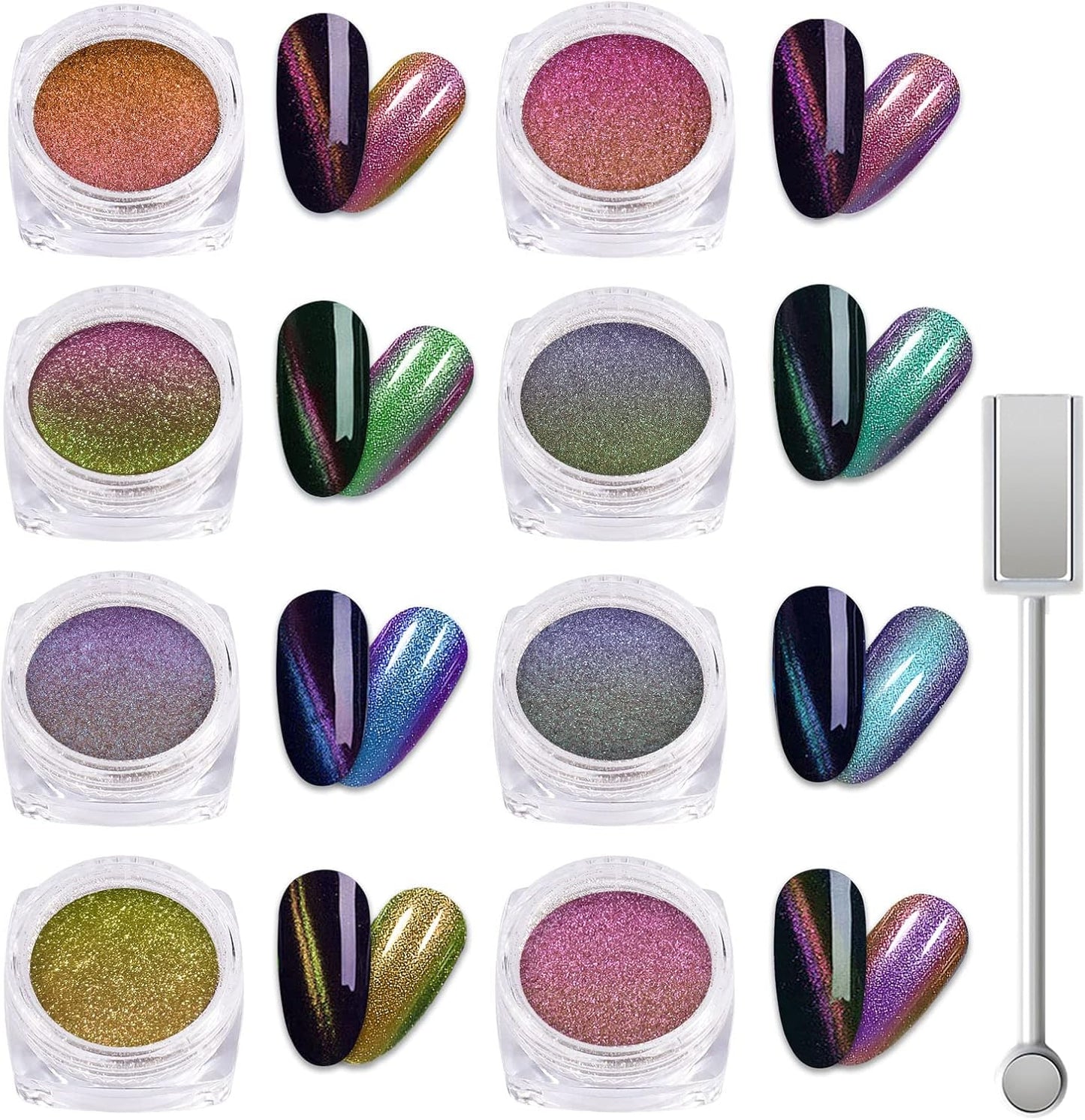 Chrome Nail Powder - 16 Colors